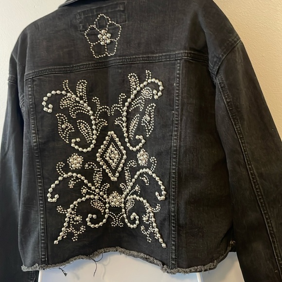 EMBROIDERED jacket Oversized M/L - Picture 6 of 10